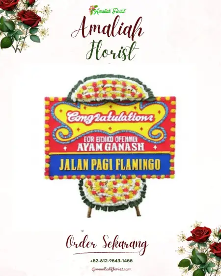 Sewa Papan Bunga Bumi Kedamaian